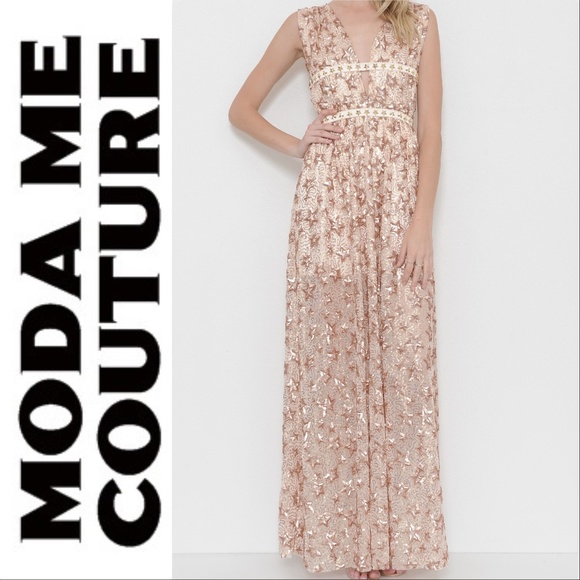 Dress Maxi Gown STAR SEQUIN GOWN - Picture 2 of 4